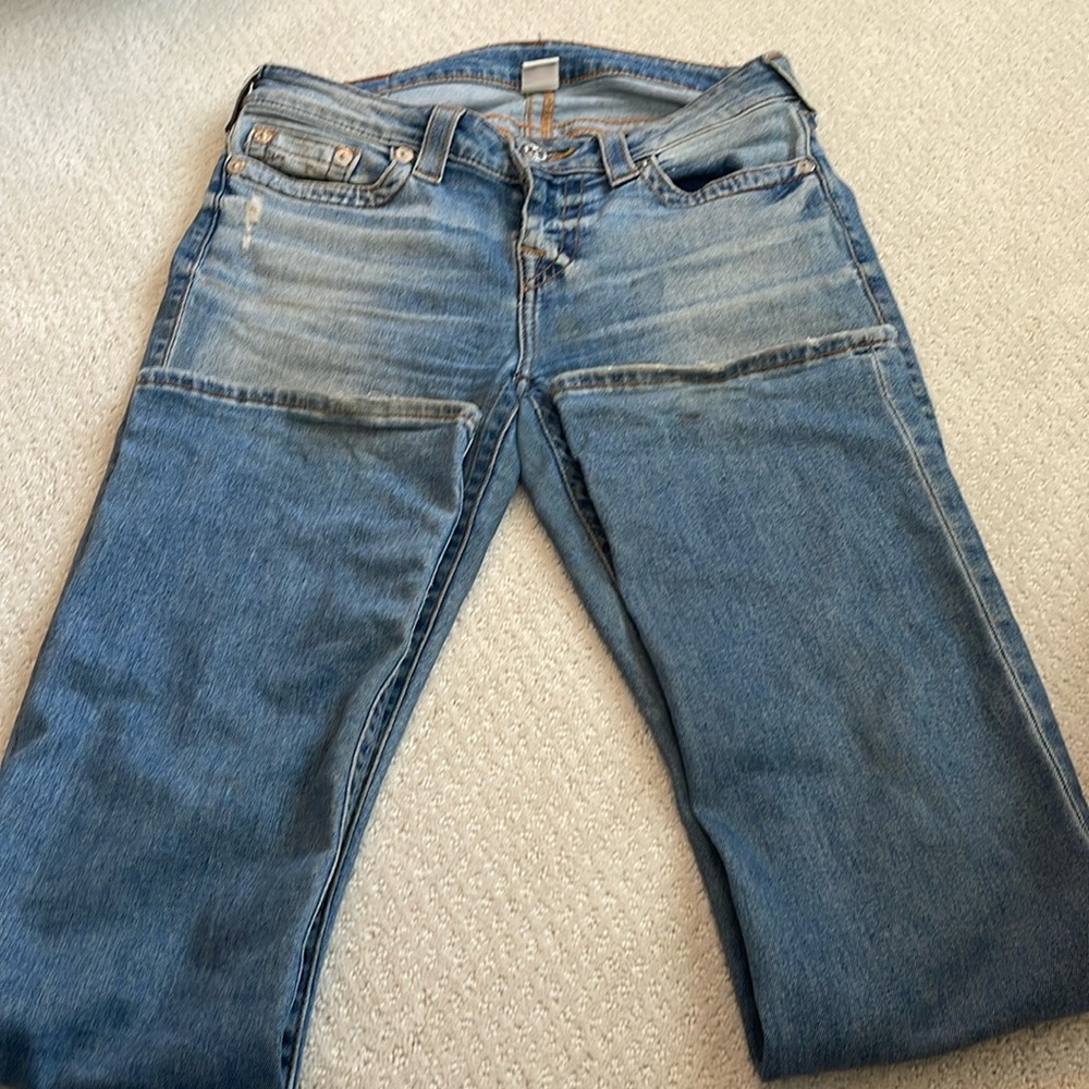 True Religion distressed jeans